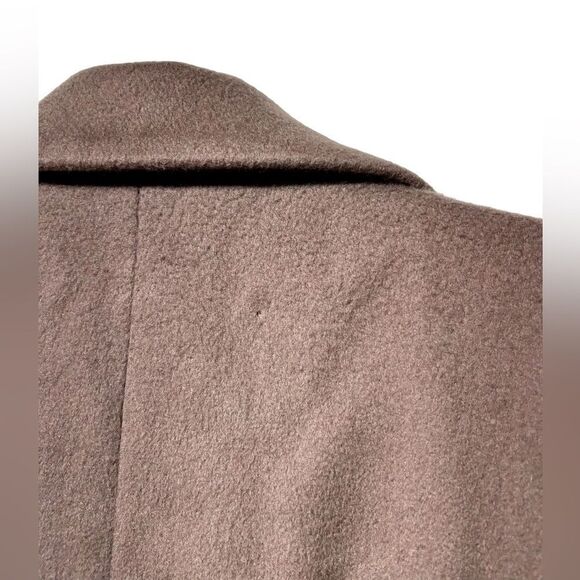 Vintage 100% Wool Forecaster Light Brown Chesterfield Long Coat Warm Winter Coat - Picture 4 of 14